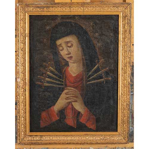 Sub.:40 - Lote: 89 -  Virgen Dolorosa