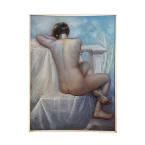 Sub.:40 - Lote: 107 - LUIS CALVO D�EZ (Zaragoza, 1935-2021) Desnudo