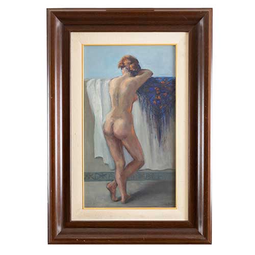 Sub.:40 - Lote: 134 - LUIS CALVO D�EZ (Zaragoza, 1935-2021) Desnudo