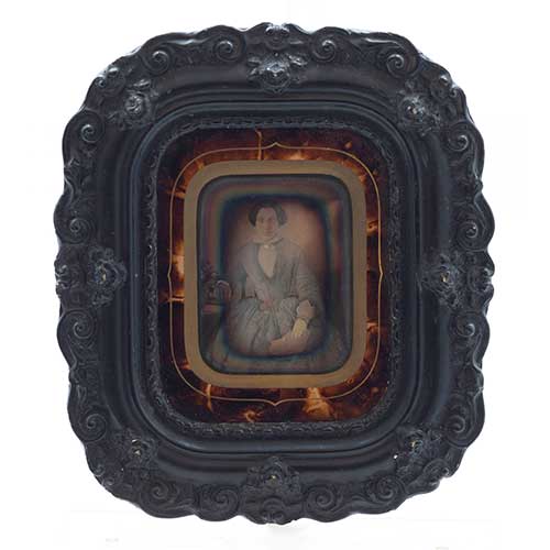 Sub.:40 - Lote: 367 -  Tres daguerrotipos enmarcados