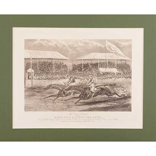 Sub.:40 - Lote: 4 -  The Great Contest y The Finish for the Derby 1885