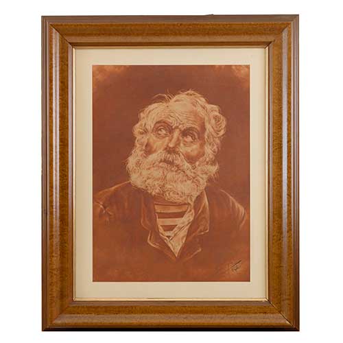 Sub.:40 - Lote: 77 - ESCUELA ESPA�OLA, S. XX Retratos masculinos