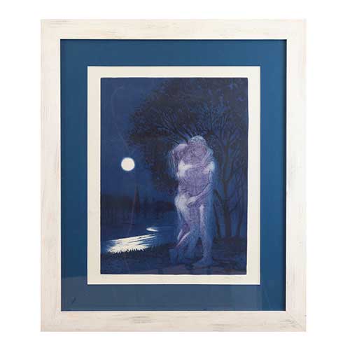 Sub.:40 - Lote: 82 - ALBERTO DUCE VAQUERO (Zaragoza, 1915 - 2003) Pareja en la noche