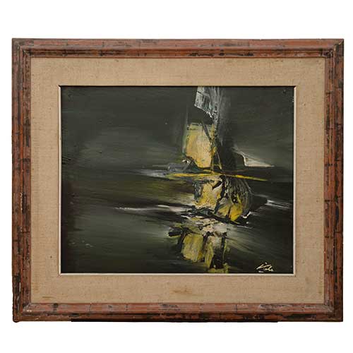 Sub.:40 - Lote: 129 - MANUEL VIOLA (Zaragoza, 1916-San Lorenzo del Escorial, 1987) S/T