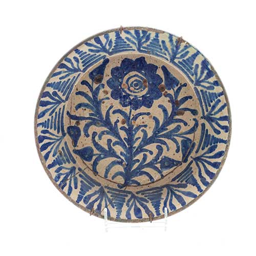 Sub.:40 - Lote: 202 -  Lebrillo en cer�mica de Fajalauza Siglo XIX