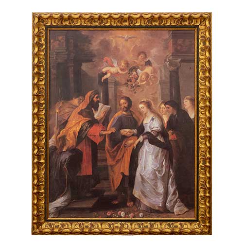 Sub.:40 - Lote: 103 -  Los desposorios de la Virgen