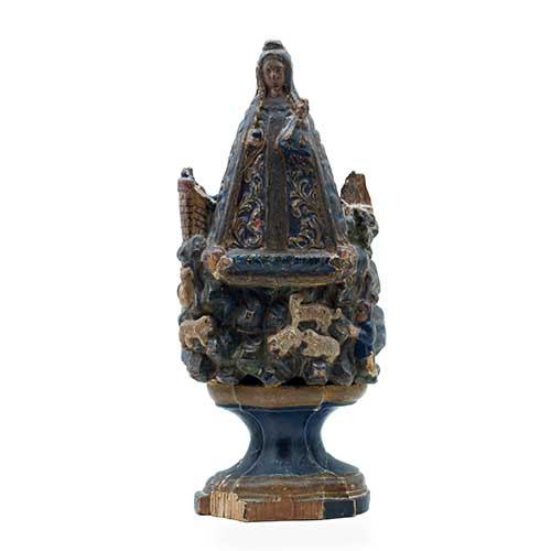 Sub.:40 - Lote: 414 - ESCUELA ESPA�OLA, S. XVIII Virgen de Aranzazu