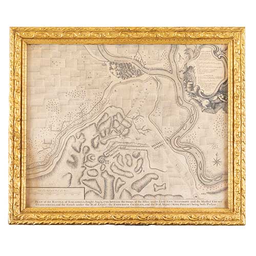 Sub.:40 - Lote: 38 -  Plano de la batalla de Zaragoza