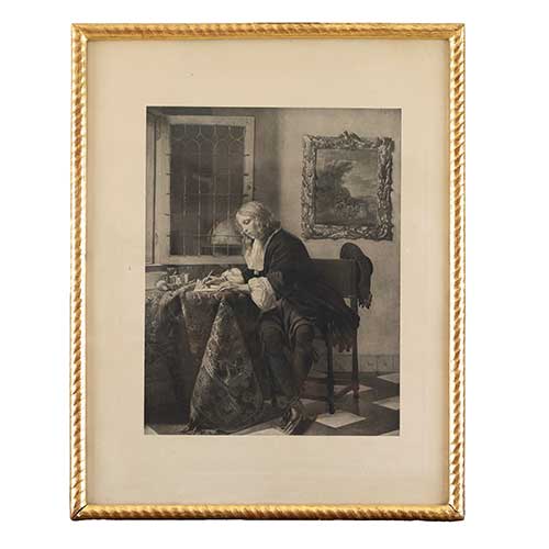 Sub.:40 - Lote: 7 -  Joven escribiendo