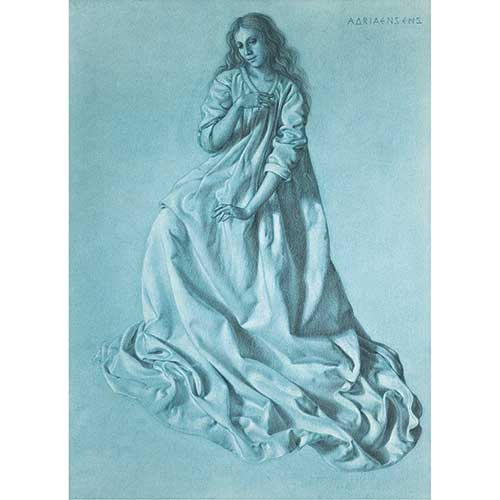 Sub.:41 - Lote: 25 - JUAN ADRIANSENS (La Habana, Cuba, 1936) Mujer