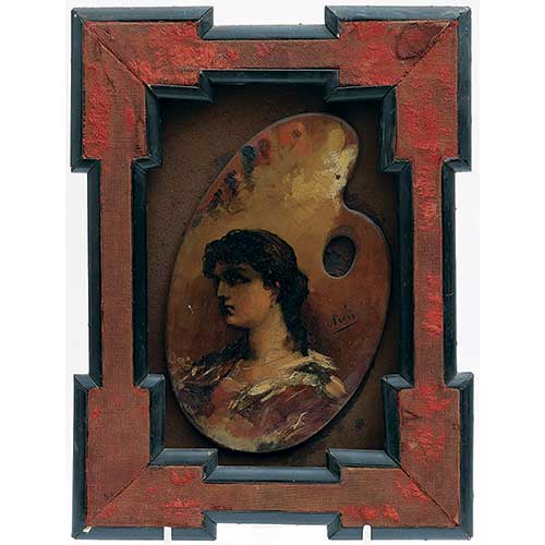 Sub.:41 - Lote: 86 - ESCUELA ESPA�OLA S. XIX-XX Retrato de mujer