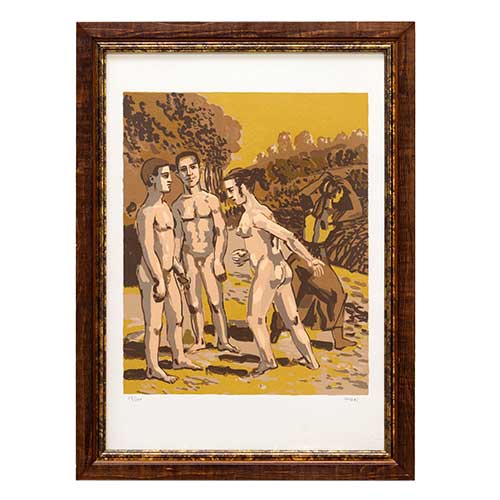 Sub.:41 - Lote: 196A - GREGORIO MILLAS PONCE (Zaragoza, 1953) NUDISTAS