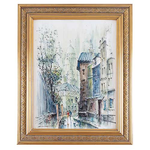 Sub.:41 - Lote: 44 - JUAN SEVILLA S�EZ (1922) Vista de Par�s