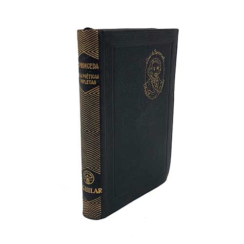 Sub.:41 - Lote: 1041 -  OBRAS PO�TICAS COMPLETAS ESPRONCEDA, JOS� DE Editorial: AGUILAR, 1942
