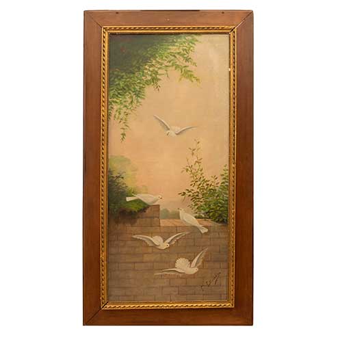 Sub.:41 - Lote: 174 - ESCUELA ESPA�OLA, CA. 1900 Palomas