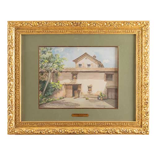 Sub.:41 - Lote: 52 - CARMEN SALARRULLANA (Zaragoza 1945 ) Santa Cruz de las Seros, Huesca