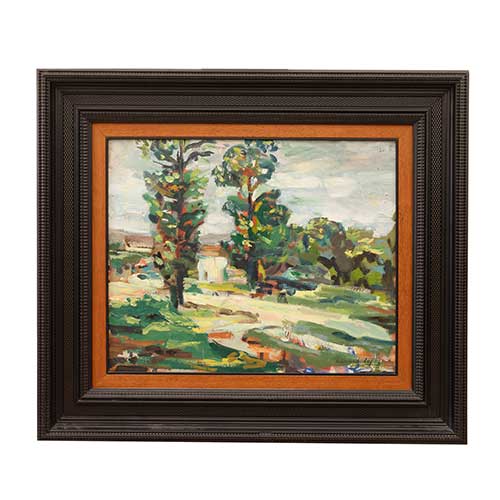 Sub.:41 - Lote: 194 - EDUARDO LOPEZ (1938-1994) Paisaje, Auvers sur Oise