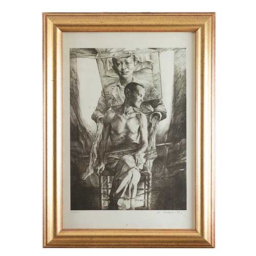 Sub.:41 - Lote: 4 - EDUARDO NARANJO (Monesterio (Badajoz), 1944) Las dos edades