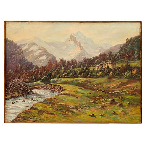 Sub.:41 - Lote: 188 - ESCUELA ESPA�OLA, S. XX Parque Nacional de Ordesa (HUESCA)