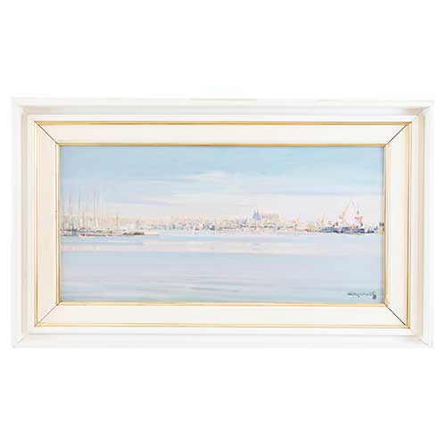 Sub.:42 - Lote: 57 - MANUEL MAYORAL GARC�A ( Zaragoza 1926) Vista de Palma de Mallorca