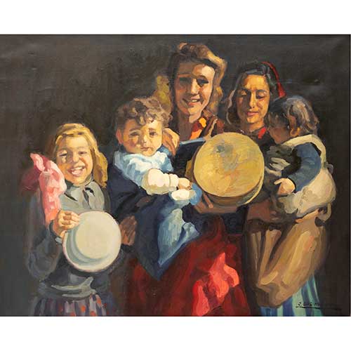 Sub.:42 - Lote: 147 - JES�S SUS MONTA��S (Zaragoza, 1945) La familia