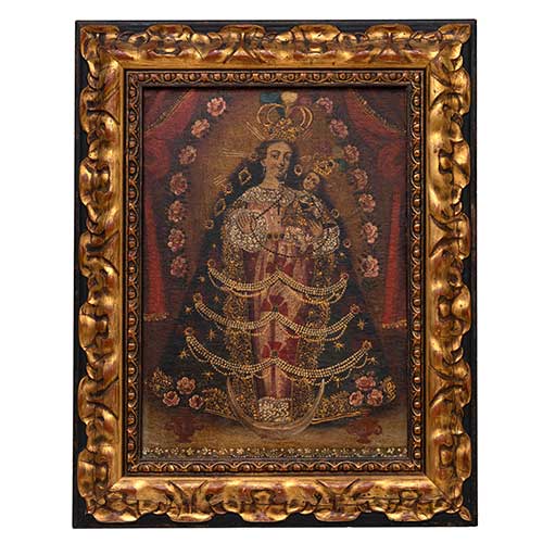 Sub.:42 - Lote: 126 -  Virgen con ni�o