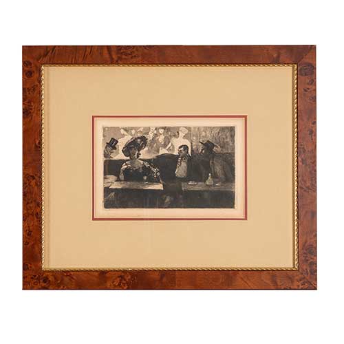 Sub.:42 - Lote: 28 - RICARDO BAROJA (Minas de Riotinto, Huelva, 1871 - Vera de Bidasoa, Navarra, 1953) El caf�