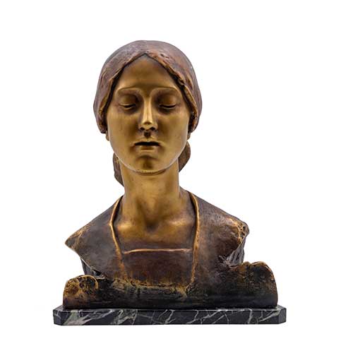 Sub.:42 - Lote: 197 - JOSEP LLIMONA I BRUGUERA (Barcelona 1864-1934) Modestia