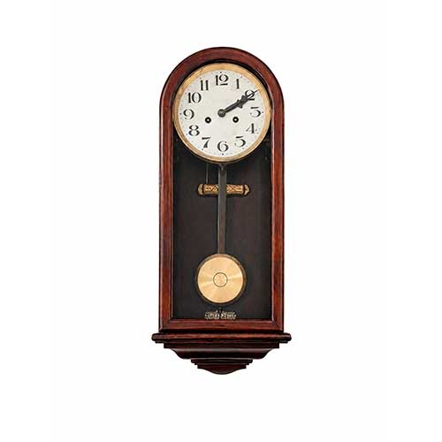 Sub.:42 - Lote: 351 -  Reloj de media caja en madera patinada, marca Alix