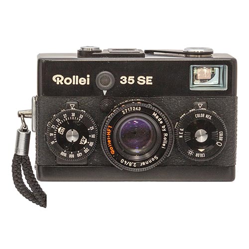 Sub.:5-On - Lote: 193 -  C�mara de fotos Rollei 35 SE con lente sonnar 2,8/40, con funda original.