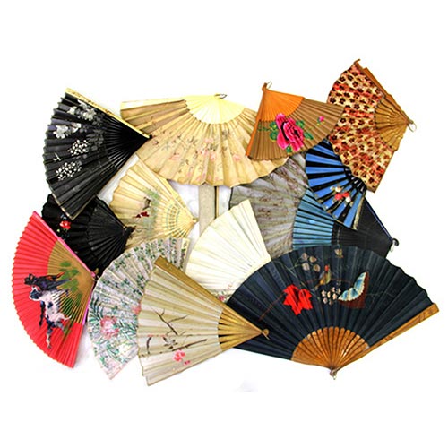 Sub.:5-On - Lote: 183 -  Lote de abanicos