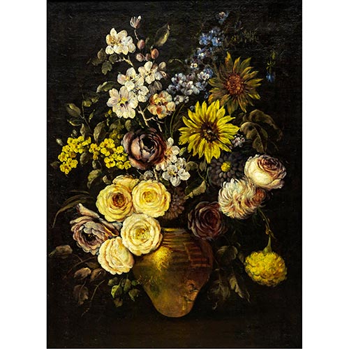 Sub.:5-On - Lote: 225 - ESCUELA ESPA�OLA S.XX Florero