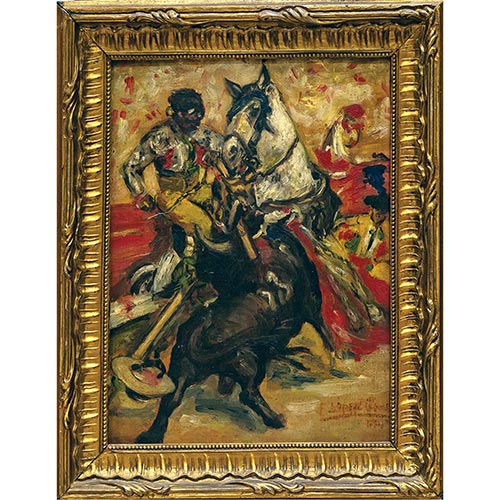 Sub.:5-On - Lote: 240 - ESCUELA ESPA�OLA S.XX Suerte de varas