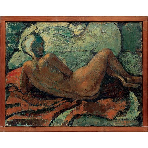 Sub.:5-On - Lote: 257 - VICENTE SEGARRA (Valencia, s. XX) Desnudo de mujer