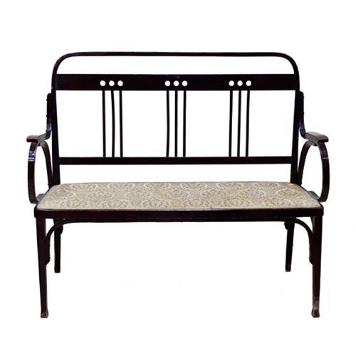 Sub.:5-On - Lote: 44 -  Sof� de dos plazas en madera patinada. A�os 20.