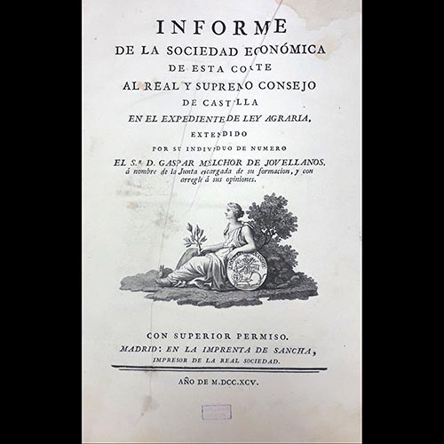 Sub.:6-On - Lote: 2003 -  Libro Antiguo. JOVELLANOS, G.M., 