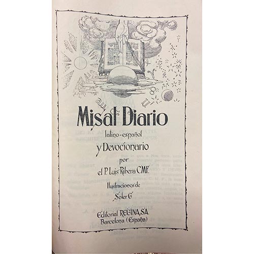 Sub.:6-On - Lote: 2105 -  Religi�n. LUIS RIBERA, P. 