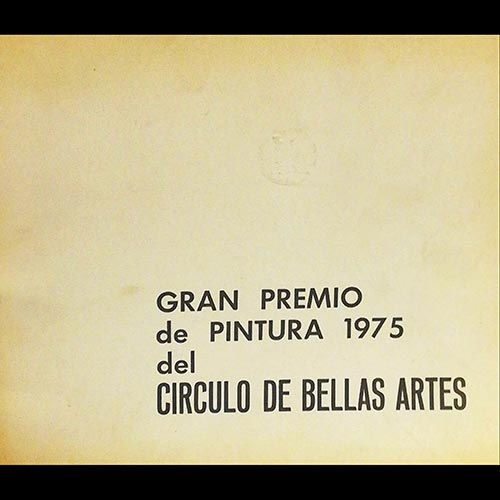 Sub.:6-On - Lote: 2337 -  Gran premio de pintura 1975 del C�rculo de Bellas Artes