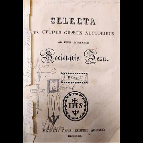 Sub.:6-On - Lote: 2082 -  Selecta Ex Optimis Graecis Auctoribus