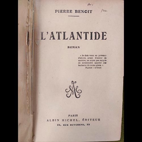 Sub.:6-On - Lote: 2504 -  L�Atlantide