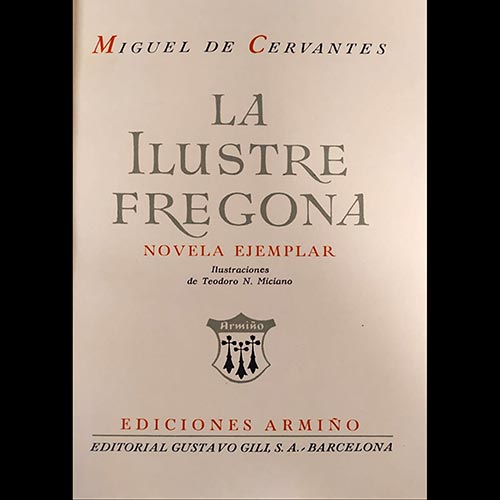 Sub.:6-On - Lote: 2068 -  La ilustre fregona: novela ejemplar