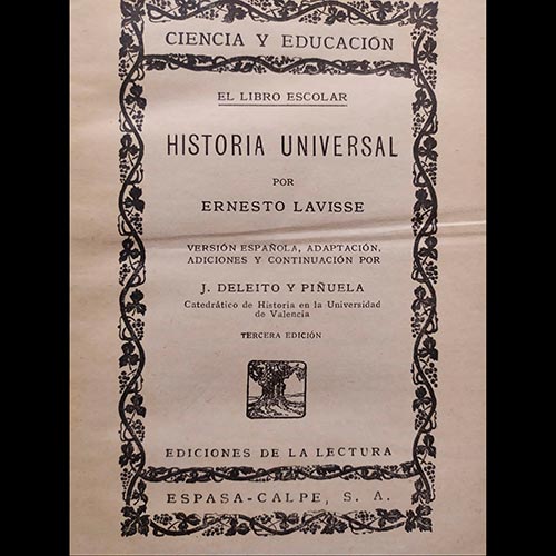 Sub.:6-On - Lote: 2514 -  Historia universal