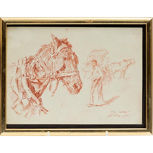 Sub.:6-On - Lote: 327 - JUAN REUS PARRA (Valencia, 1912 - 2003) El cairo.