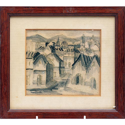 Sub.:6-On - Lote: 335 - MILAGRO BAYARRI CASAN� (Almass�ra, 1939) Casas de pueblo