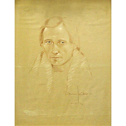 Sub.:6-On - Lote: 325 - ESCUELA ESPA�OLA S. XX Retrato masculino