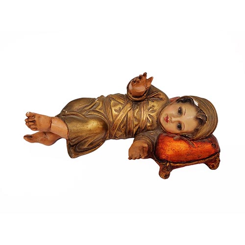 Sub.:6-On - Lote: 171 -  Figura de Ni�o en escayola policromada.