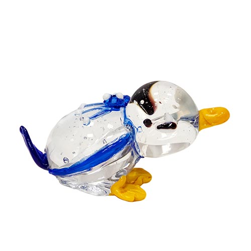 Sub.:6-On - Lote: 212 -  Figura de pato en cristal de Murano.