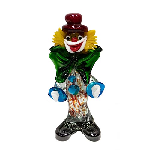 Sub.:6-On - Lote: 213 -  Payaso en cristal soplado de Murano.
