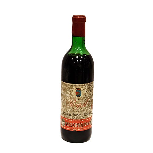 Sub.:6-On - Lote: 984 -  Botella de vino Royal. Bodegas Franco-Espaolas. Logroo. 1961.