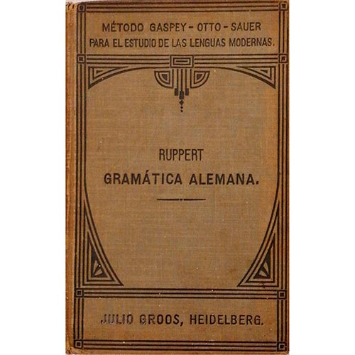 Sub.:6-On - Lote: 2163 -  Lengua. JULIO GROOS, HEIDELBERG. 